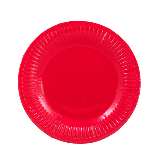 PLATO 7 ROJO CARTON X10U