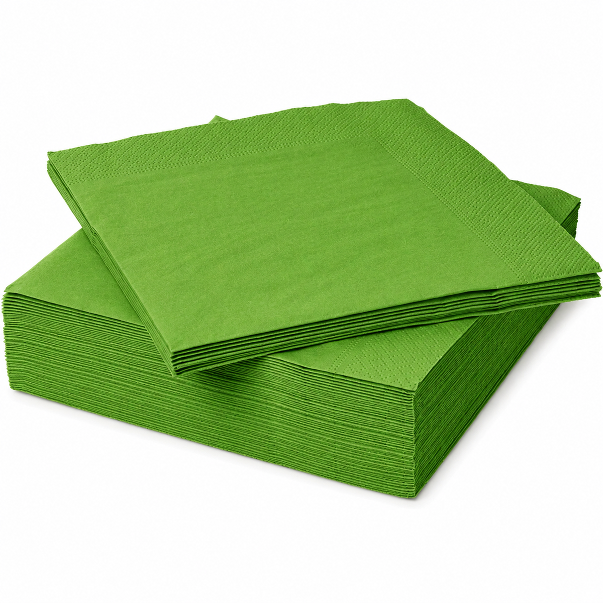 SERVILLETAS COLOR VERDE 33X33CM X20U
