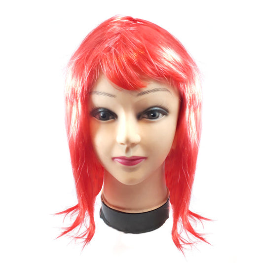 PELUCA CORTA 32CM 100GR ROJO