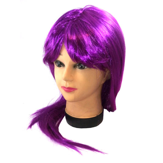 PELUCA LARGA 60CM 160GR MORADO