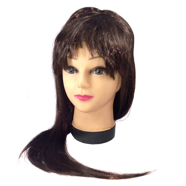PELUCA LARGA 60CM 160GR CAFE