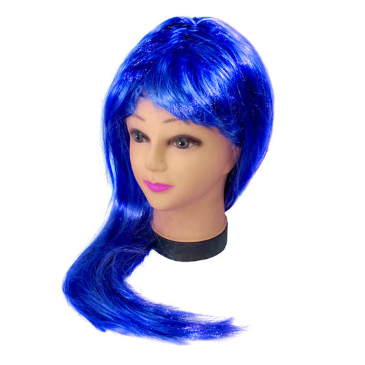 PELUCA LARGA 60CM 160GR AZUL REY