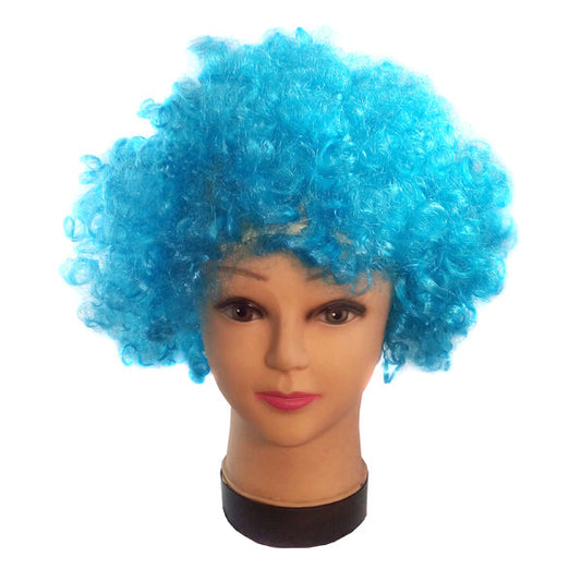 PELUCA AFRO 100GR CELESTE