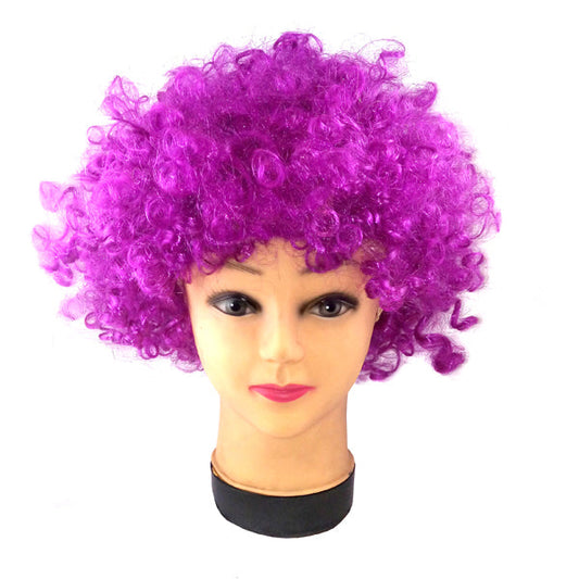 PELUCA AFRO 100GR MORADO FUERTE