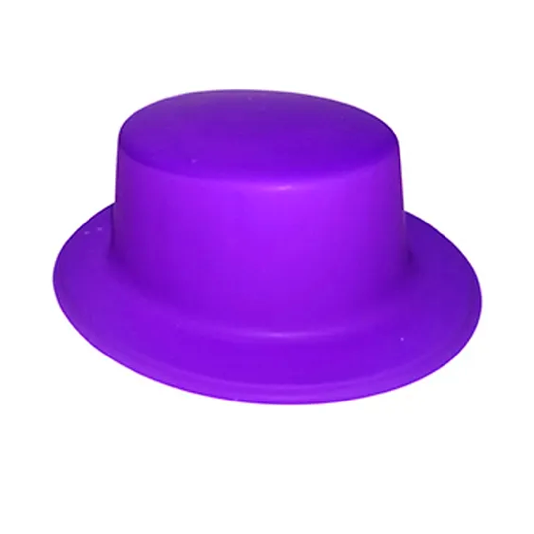 GORRO CHAPLIN CUADRADO FLUOR MORADO X1
