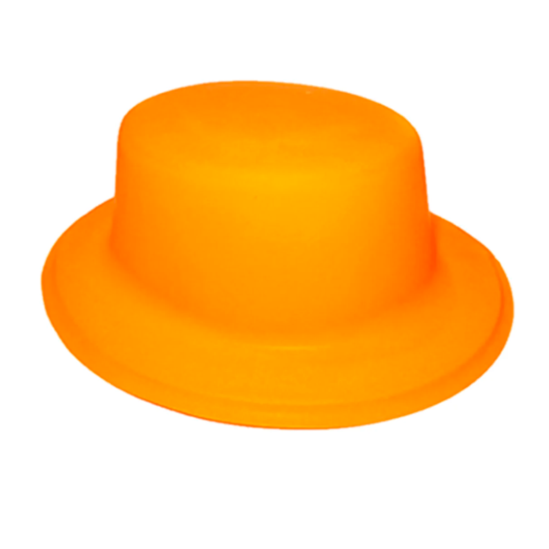 GORRO CHAPLIN CUADRADO FLUOR NARANJO X1