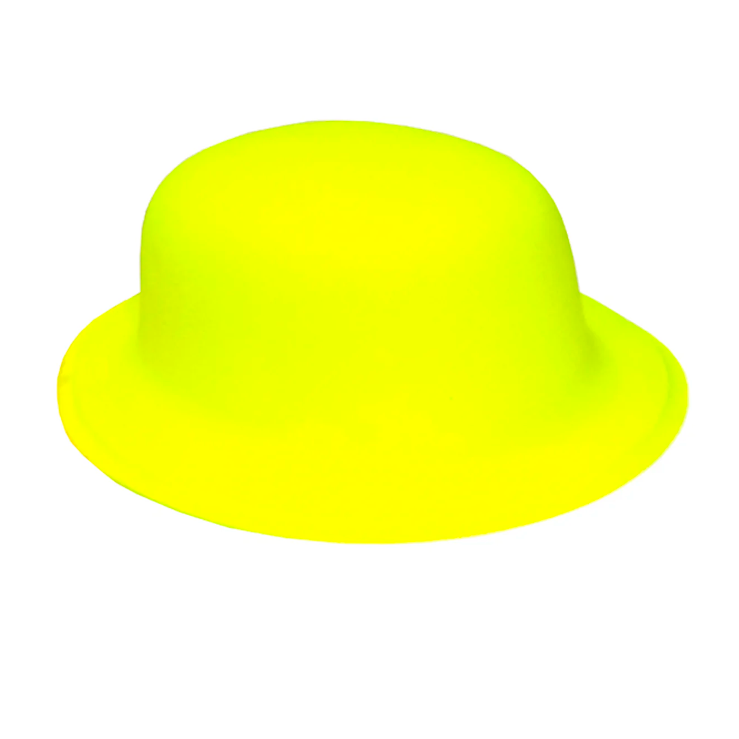 GORRO CHAPLIN REDONDO FLUOR AMARILLO X1 UNI