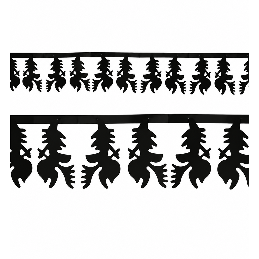 GUIRNALDA HALLOWEEN BRUJA CHICA 19CM X2M X1U
