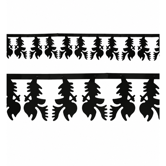 GUIRNALDA HALLOWEEN BRUJA CHICA 19CM X2M X1U