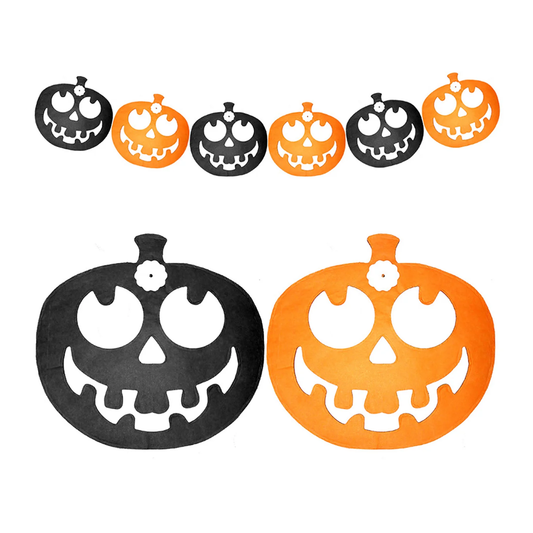 GUIRNALDA HALLOWEEN CALABAZA CHICA 12CM X2M X1U