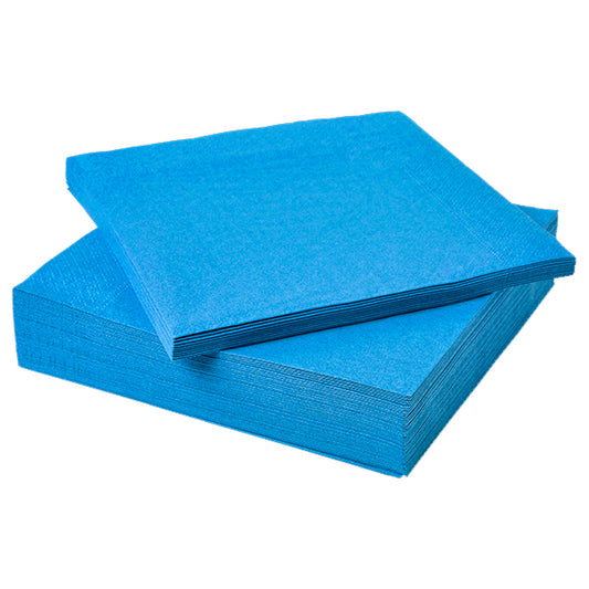 SERVILLETAS COLOR AZUL 33X33CM X20U