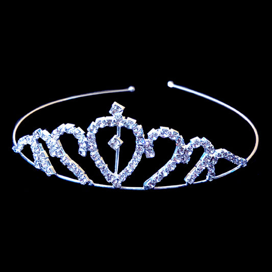 CORONA METALICA BOUQUET 3.4CM PLATEADO X1U