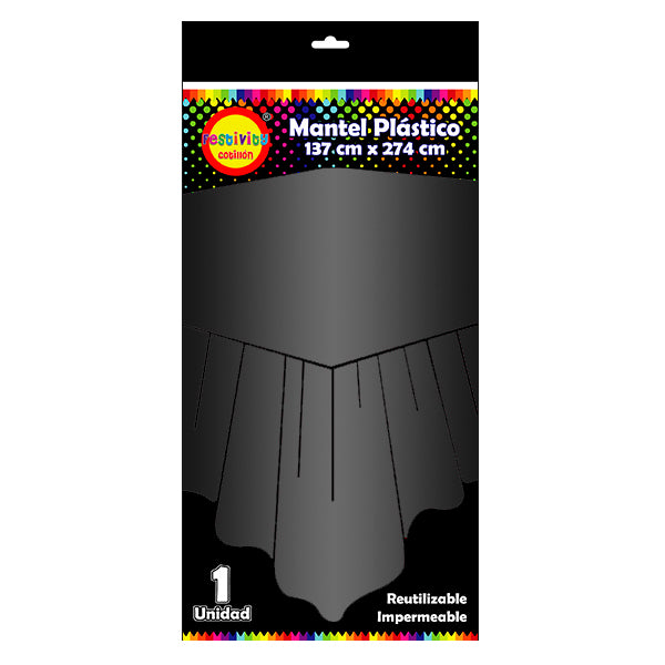 MANTEL REUTILIZABLE 137X274 PLATEADO