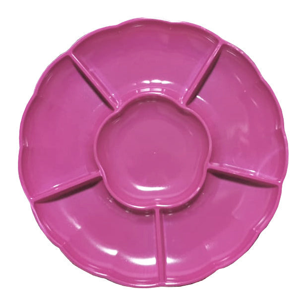 BANDEJA FUCSIA 6 ESPACIOS X3U