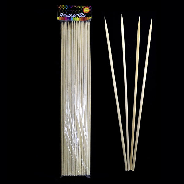 BROCHETAS ANCHAS 40CM X50U