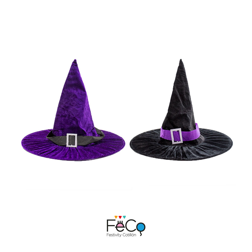 GORRO BRUJA CLAS. MORADO