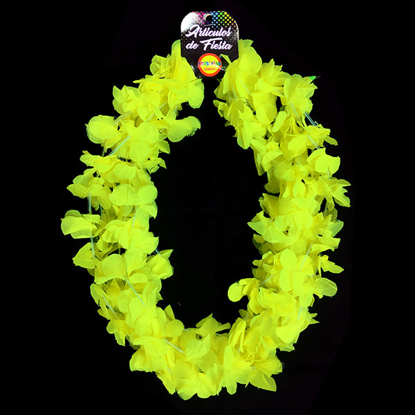 COLLAR FLOR FLUOR AMARILLO X6U