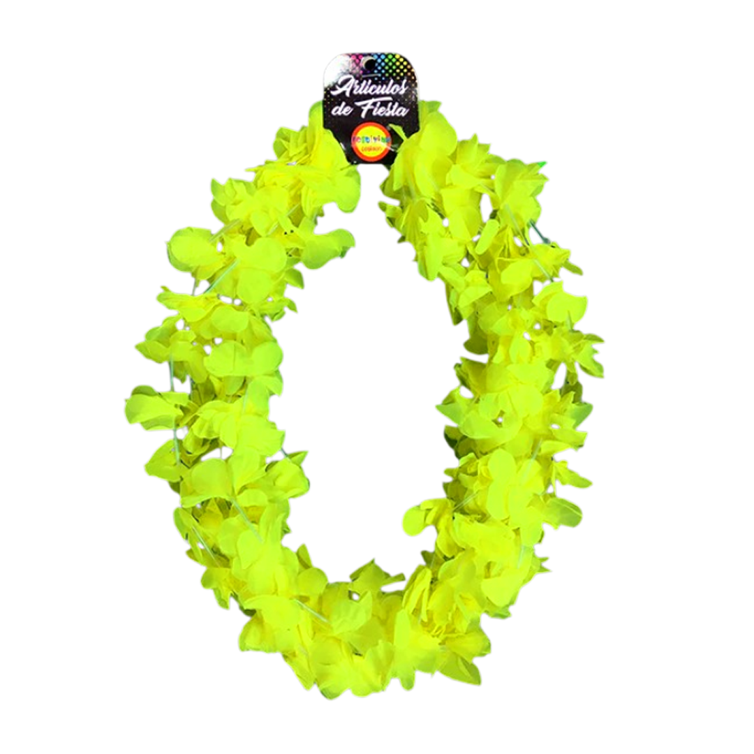 COLLAR FLOR FLUOR AMARILLO X6U