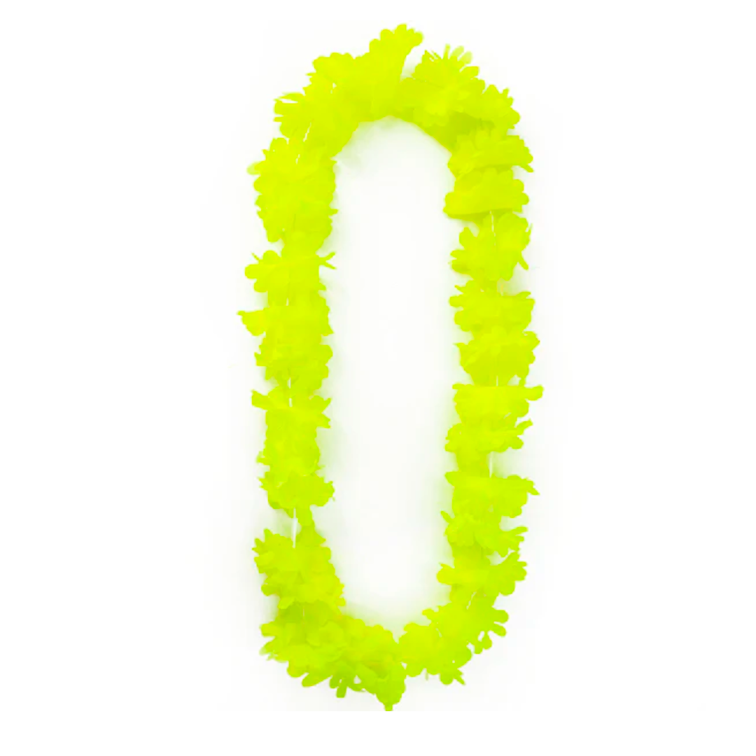 COLLAR FLOR FLUOR AMARILLO X 6