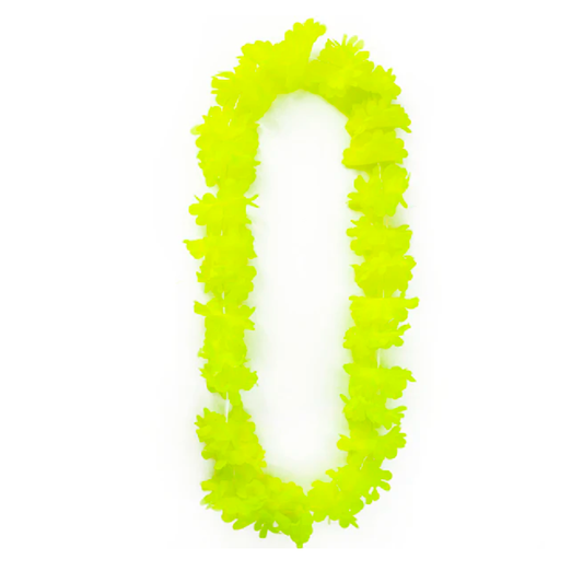 COLLAR FLOR FLUOR AMARILLO X 6