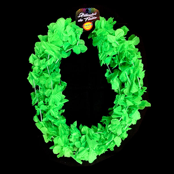 COLLAR FLOR FLUOR VERDE X6U