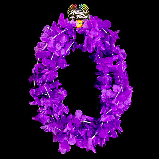 COLLAR FLOR LISO MORADO X6U