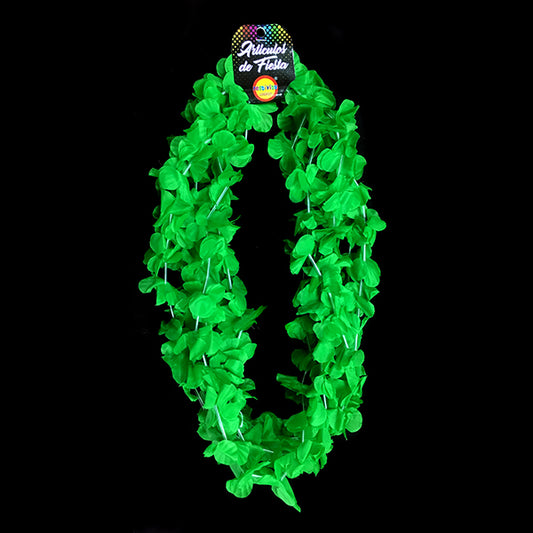 COLLAR FLOR LISO VERDE LIMA X6U