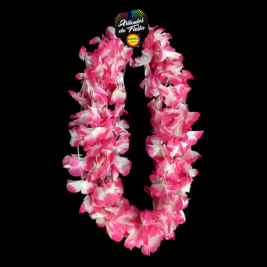 COLLAR FLOR FUCCIA/BLANCO X6U