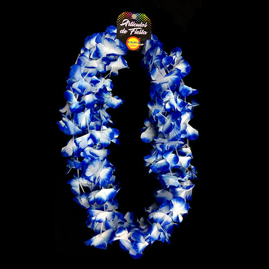 COLLAR FLOR AZUL / BLANCO X6U