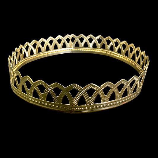 CORONA METALICA REY DORADO X1U