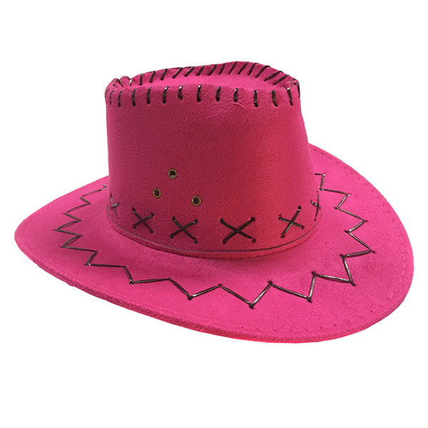 SOMBRERO VAQUERO NIÑO FUCSIA X1U