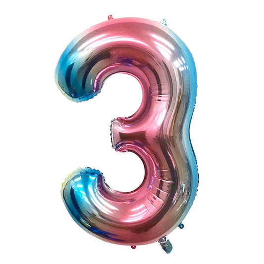 GLOBO 32" N°3 TORNASOL