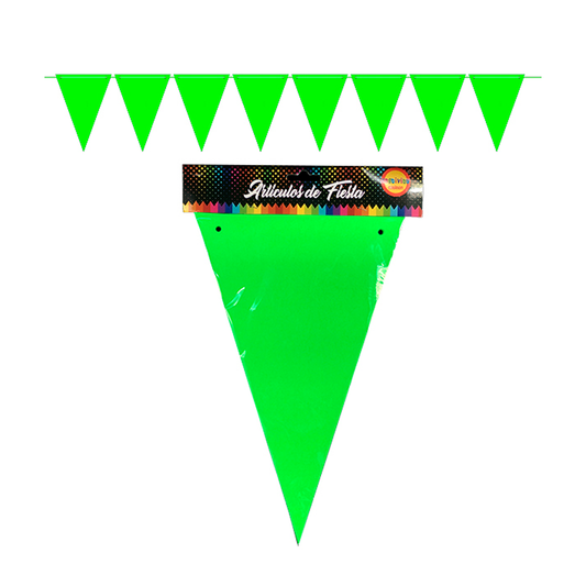 BANDERIN FLUOR VERDE 5M