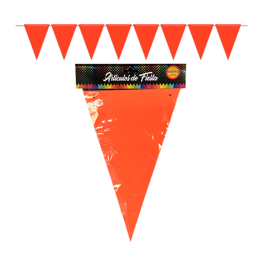 BANDERIN FLUOR NARANJO 5M