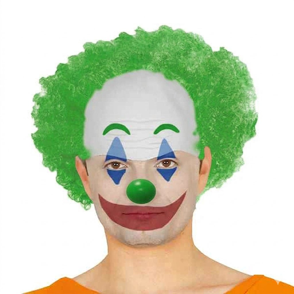 PELUCA PAYASO LOCO VERDE