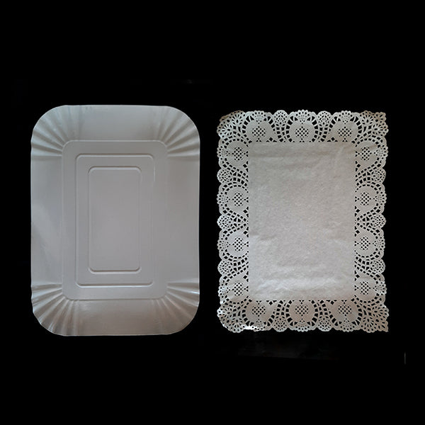 BANDEJA RECTANGULAR BLONDA 29X39CM BLANCO X1U