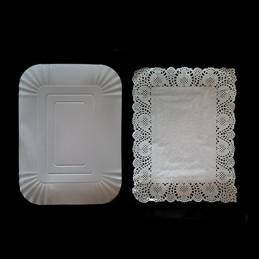 BANDEJA RECTANGULAR BLONDA 29X39CM BLANCO X1U