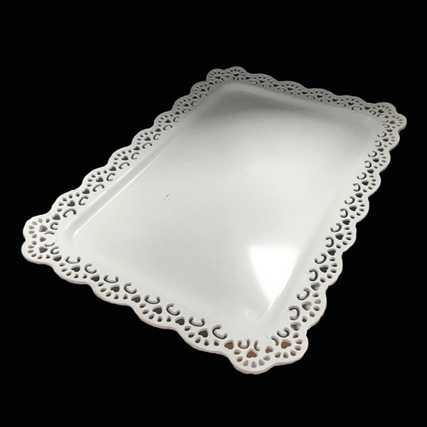 BANDEJA CANDY BAR RECTANGULAR BLANCO 44X30CM X1U