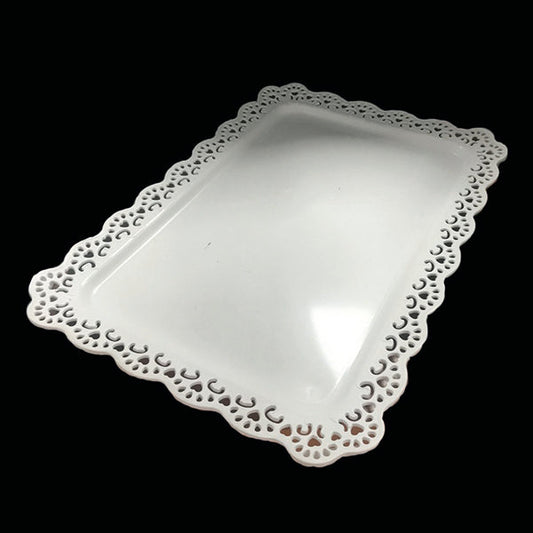 BANDEJA CANDY BAR RECTANGULAR BLANCO 44X30CM X1U