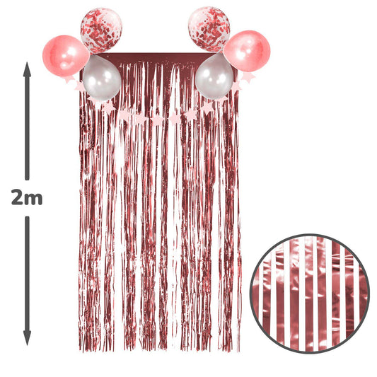 CORTINA METALICA ECO ROSE GOLD 1X2M X1U