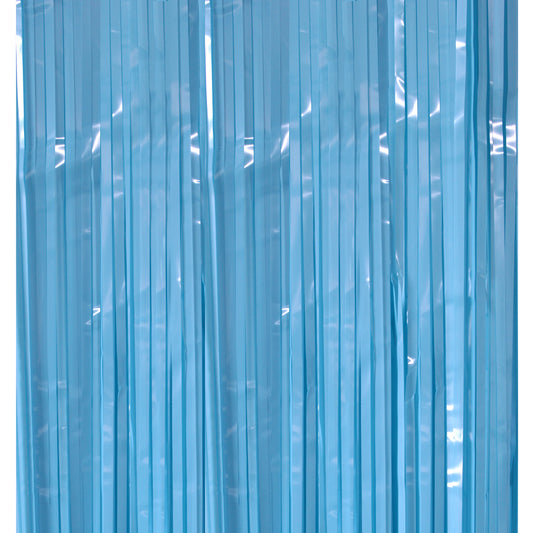 CORTINA PASTEL CELESTE 1X2M X1U