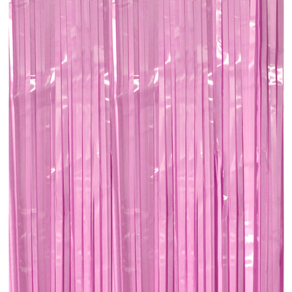 CORTINA PASTEL ROSADO 1X2M X1U