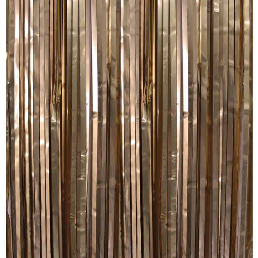 CORTINA METALICA CHROME DORADO 1X2M X1U