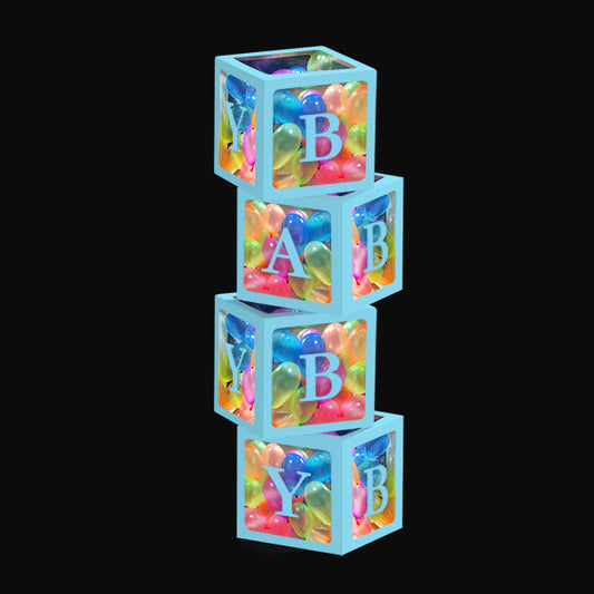 CAJA DECO 30X30 BABY CELESTE X1