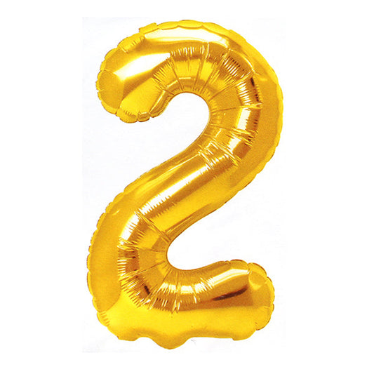 GLOBO 32" N°2 DORADO
