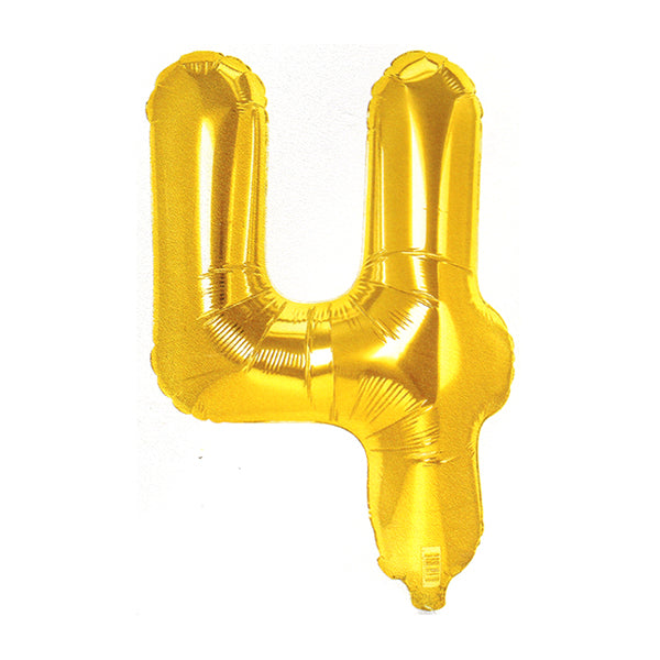 GLOBO 32" N°4 DORADO