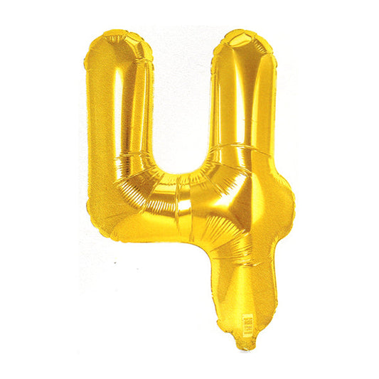 GLOBO 32" N°4 DORADO