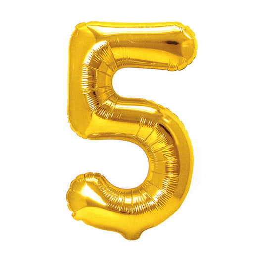 GLOBO 32" N°5 DORADO