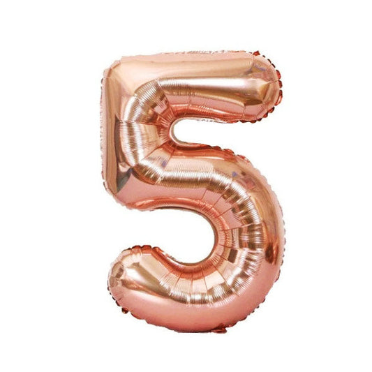 GLOBO 32" N°5 ROSEGOLD