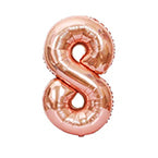 GLOBO 32" N°8 ROSEGOLD